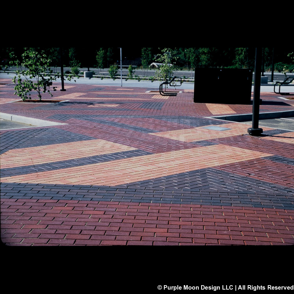 Pavement with Woven Basket Pattern