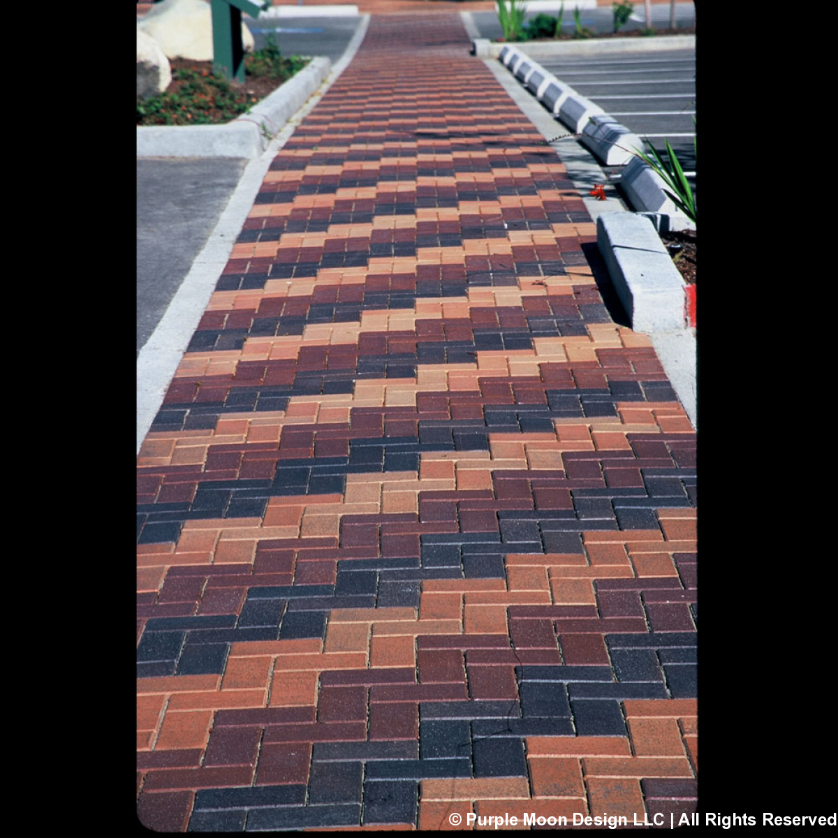 Pavement with Woven Basket Pattern